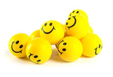 Neon Yellow Smile Stress Balls