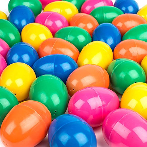 Neliblu Emoji Toy Filled Easter Eggs - 30 Bright and Colorful 2.5