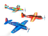Bulk Party Favors 8" Glider Planes Fighter Jets - Fun Toys - Pk of 24 Gliders - Foam Glider Airplane - Fun Gift, Party Favors, Stocking Stuffer, Goody Bag Fillers, Carnival Prizes, Pinata Filler