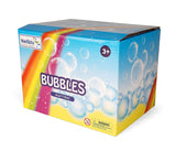 Neliblu Bulk Party Bubbles - 12 Pack 4 Oz Bubble Bottles with Wands - Summer Fun Toys, Party Favors, Goody Bag Stuffers Assorted Colors