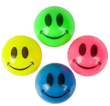 Bulk Toys High Bounce Balls Bulk Pack of 144 Smile Neon Bouncy Balls, Party Favors, Easter Egg Stuffes