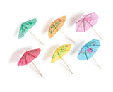 Neliblu Luau Party Supplies, Luau Bulk Party Pack Includes 1 9' Jumbo Flower Lei Garland; 144 Paper Hibiscus Parasol Umbrellas; 25 Jumbo 36" Tropical Flower Leis