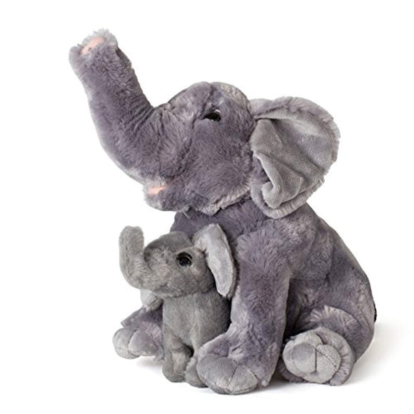 Mom And Baby Elephants Plush Toys 2 Stuffed Elephants 11