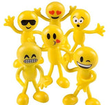 2 Dozen 3" Emoji Bendable Figures Bulk pack of 24