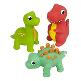 12 Pack Squirting Bath Toys 3" Rubber Dinosaur Squirts Baby and Children Bath Toys in Assorted Vivid Colors 1 Dozen