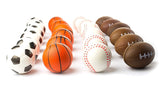 Set of 24 Sports 2.5" Stress Balls - Includes Soccer Ball, Basketball, Football, Baseball Squeeze Balls for Stress Relief, Party Favors, Ball Games and Prizes, Stocking Stuffers - Bulk 2 Dozen Balls